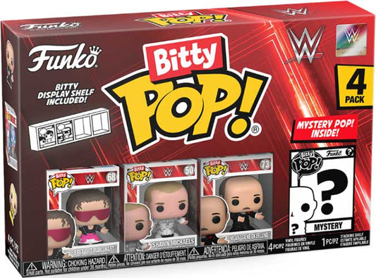 FUNKO BITTY POP 4 PACK WWE BRET HART WRESTLING/WWE - FUNKO
