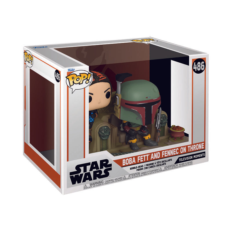 POP figure Star Wars Mandalorian Boba Fett and Fennec Shand