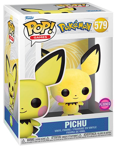 FUNKO POP POKEMON PICHU FLOCKED 579 POKEMON - FUNKO
