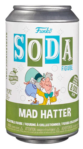 FUNKO SODA ALICE IN WONDERLAND MAD HATTER W/CHASE DISNEY