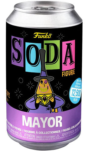 Funko Soda Nightmare B.c. Mayor Blacklight W/chase Disney Before Natale