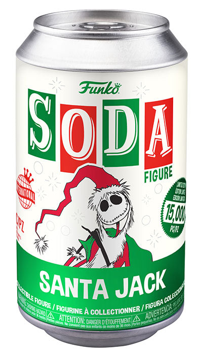 Funko Soda Nightmare B.c. Santa Jack W/chase Disney Before Natale