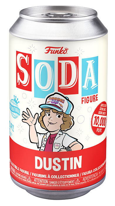 FUNKO SODA STRANGER THINGS DUSTIN W/CHASE TV SERIES