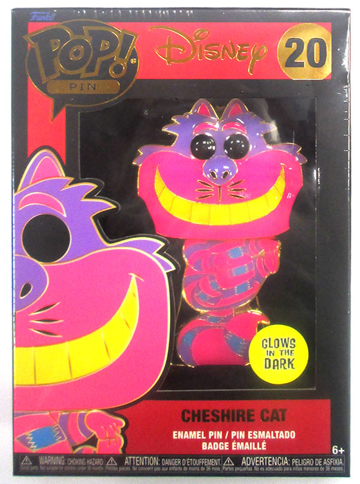 Funko Pin Alice In Wonderland Cat W/chase Glow Blacklight Disney 20