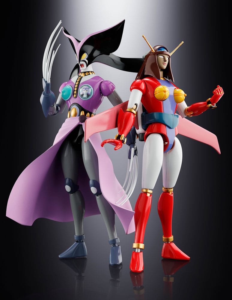Great Mazinger Soul Of Chogokin Diecast Action Figures GX-114 Janus & GX-12R Venus A Set 17 Cm Bandai Tamashii Nations