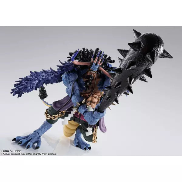 One Piece Sh. Figuarts Action Figure Kaido King Of The Beasts (man-beast Form) 25 Cm Bandai Tamashii Nations