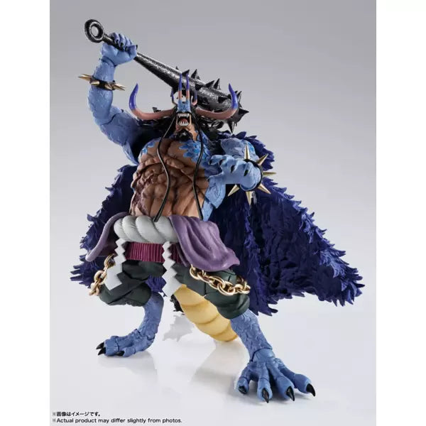 One Piece Sh. Figuarts Action Figure Kaido King Of The Beasts (man-beast Form) 25 Cm Bandai Tamashii Nations