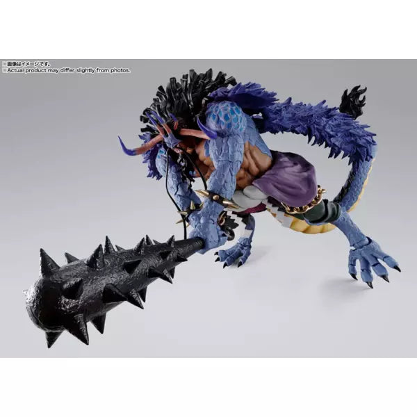 One Piece Sh. Figuarts Action Figure Kaido King Of The Beasts (man-beast Form) 25 Cm Bandai Tamashii Nations