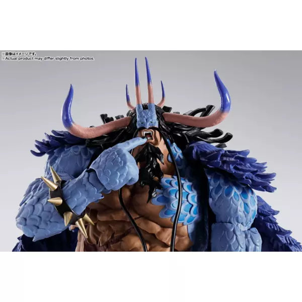 One Piece Sh. Figuarts Action Figure Kaido King Of The Beasts (man-beast Form) 25 Cm Bandai Tamashii Nations