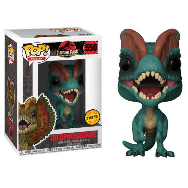 POP figure Jurassic Park Dilophosaurus Chase 550