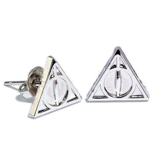 Harry Potter Deathly Hallows Golden Snitch Platform earrings set