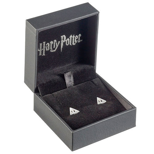Harry Potter Deathly Hallows silver earrings