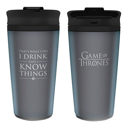 Game of Thrones I Drink And I Know Things travel mug
