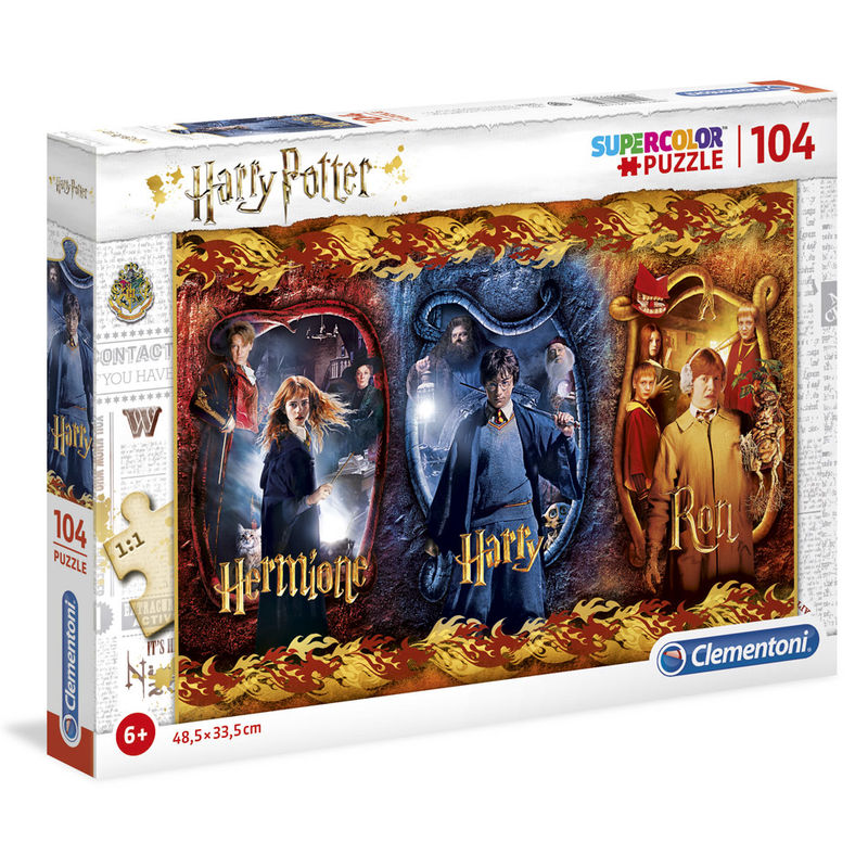 Harry Potter Harry, Ron and Hermione puzzle 104pzs