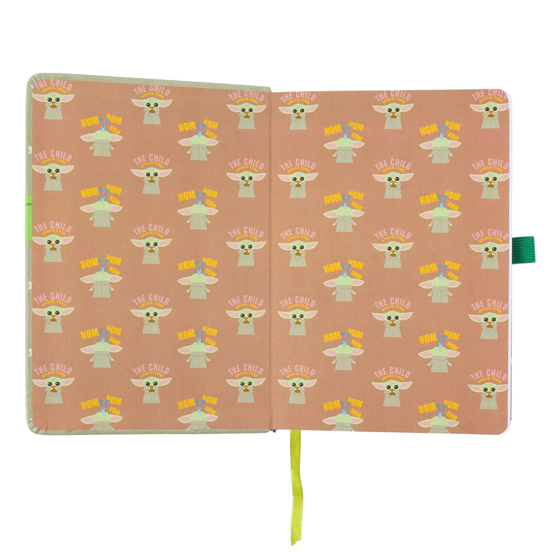 Stars Wars The Mandalorian Yoda Child A5 faux-leather notebook