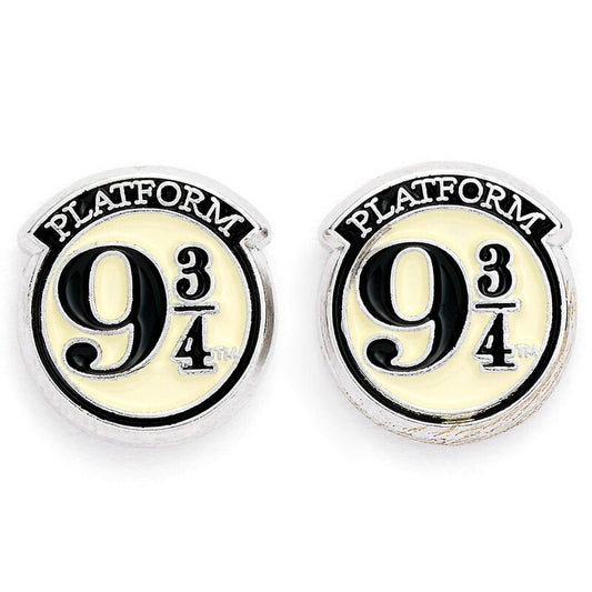Harry Potter Platform 9 3/4 silver plated stud earrings