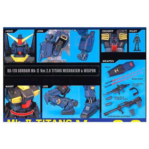 Mobile Suit Gundam Gundam MK-II Titans Ver. 2.0 Model Kit figure 18cm