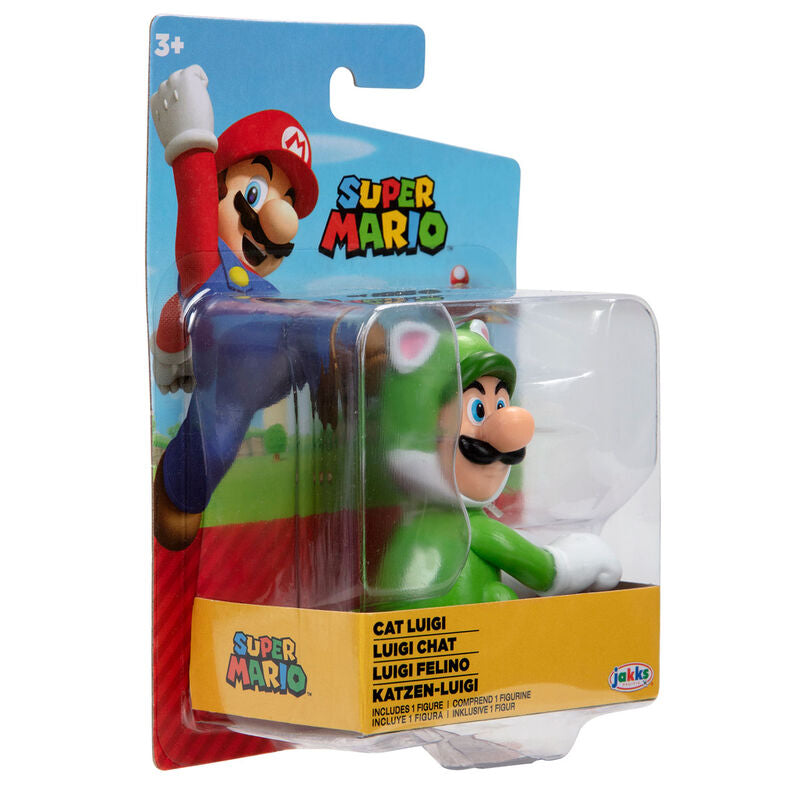 Nintendo Super Mario Cat Luigi figure 6,5cm