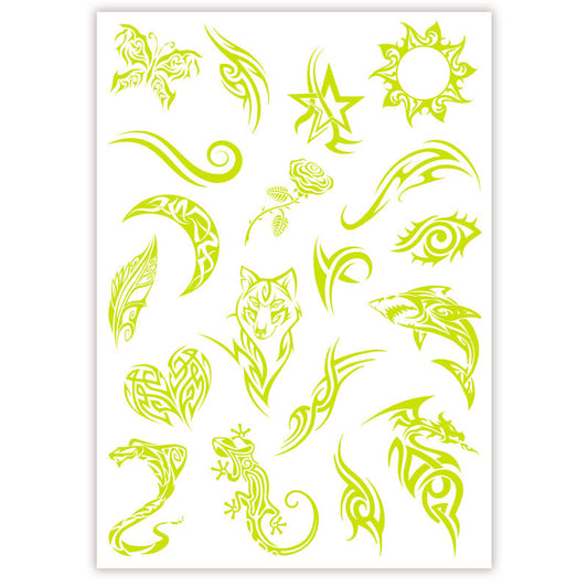 Crazy Chic Glow in the dark tattoos