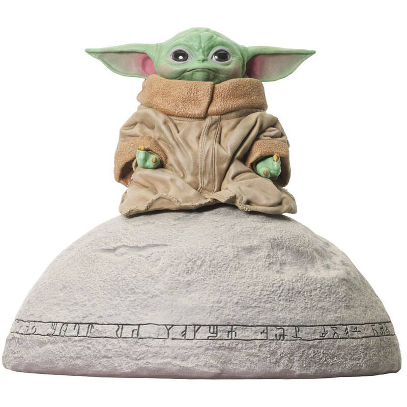 Star Wars The Mandalorian Grogu on Seeing Stone Milestones statue 20cm