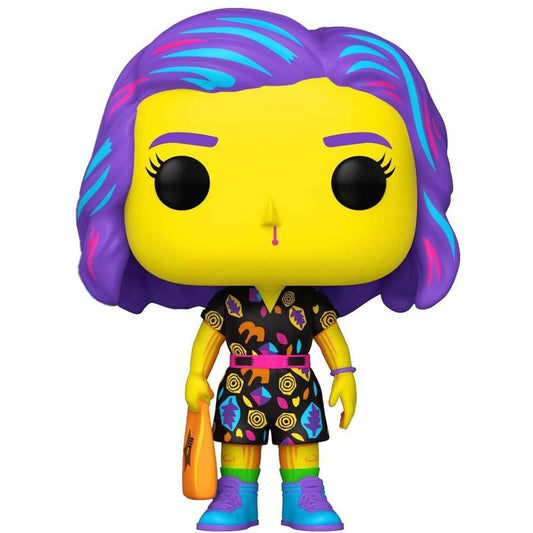 POP figure Stranger Things Eleven in Mall Outfit Black Light Exclusive 802