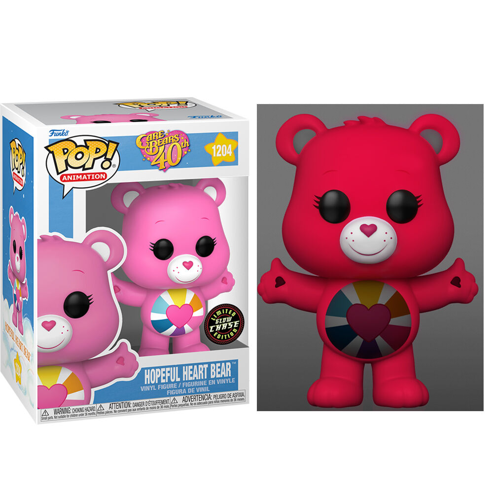 POP figure Care Bears 40th Anniversary Hopeful Heart Bear Chase 1204
