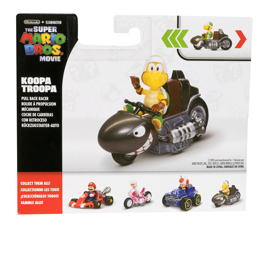 Mario Kart The Movie Koopa Troopa Kart Kart figure 6cm