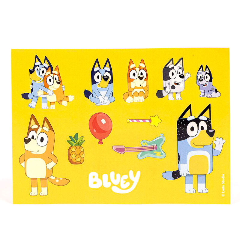 Bluey Colouring stationery set