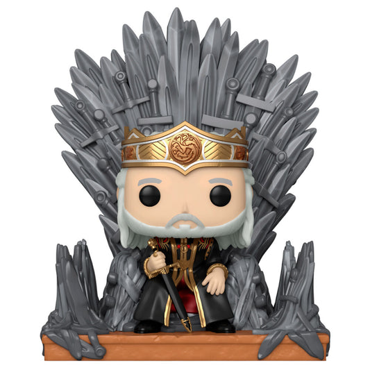 POP figure Deluxe House of the Dragon Viserys on the Iron Throne 12