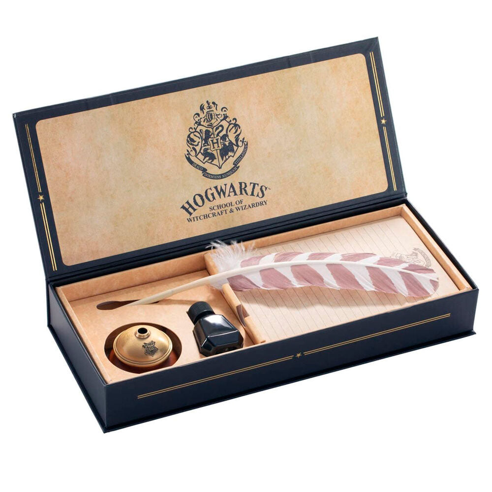 Harry Potter Hogwarts pen + inkwell case