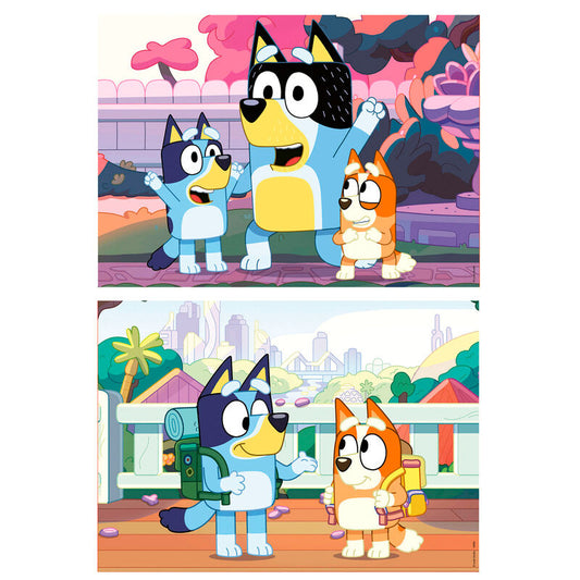 Bluey briefcase puzzle 2x20pcs