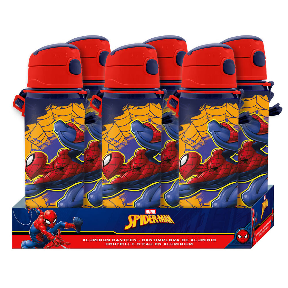 Marvel Spiderman aliminum canteen 600ml