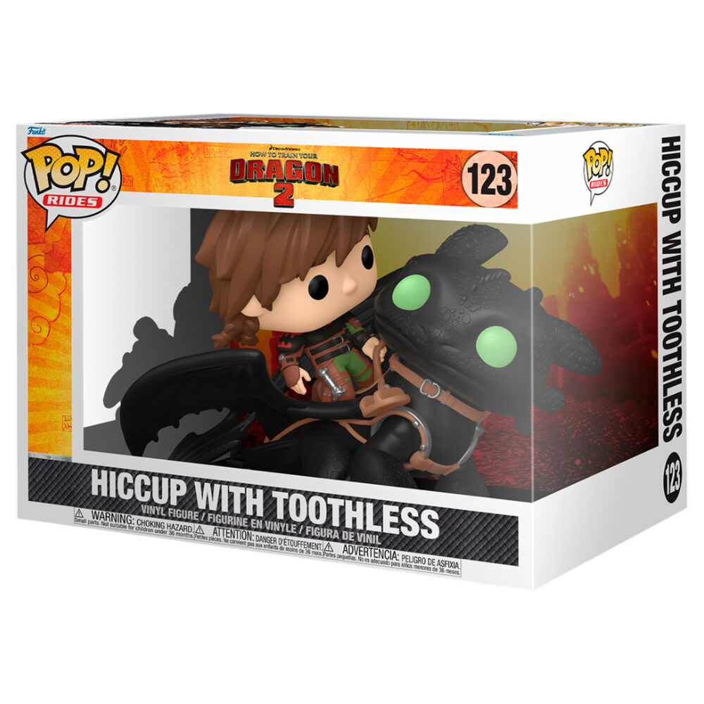 POP figure Rides Deluxe How to Train Your Dragon 2 Hiccup with Toothless 123