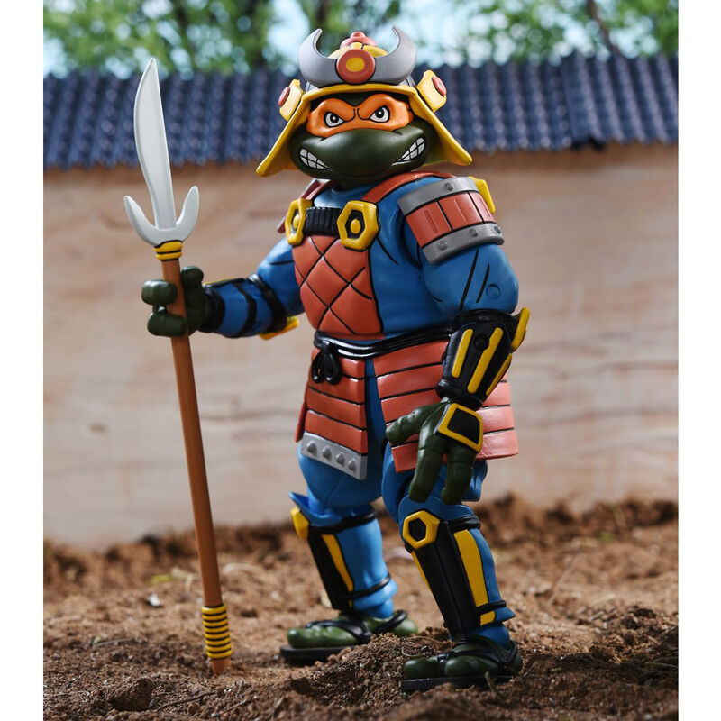 Teenage Mutant Ninja Turtles Space Adventure Donatello & Samurai Adventure Michelangelo set 2 figures 18cm