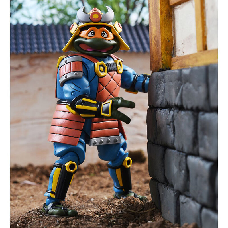 Teenage Mutant Ninja Turtles Space Adventure Donatello & Samurai Adventure Michelangelo set 2 figures 18cm