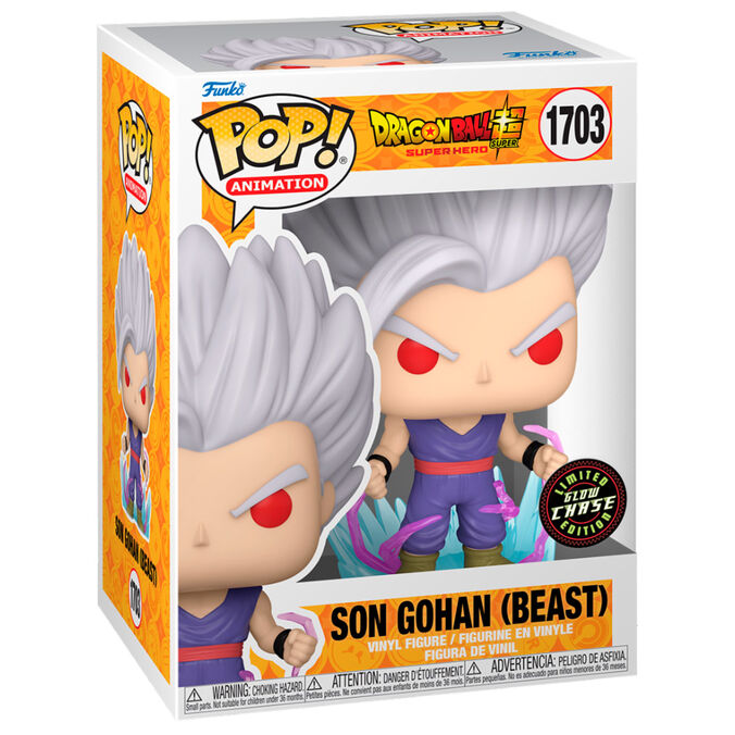 Son Gohan Beast Dragon Ball Super: Super Hero POP! Animation 1703 Chase Special Edition