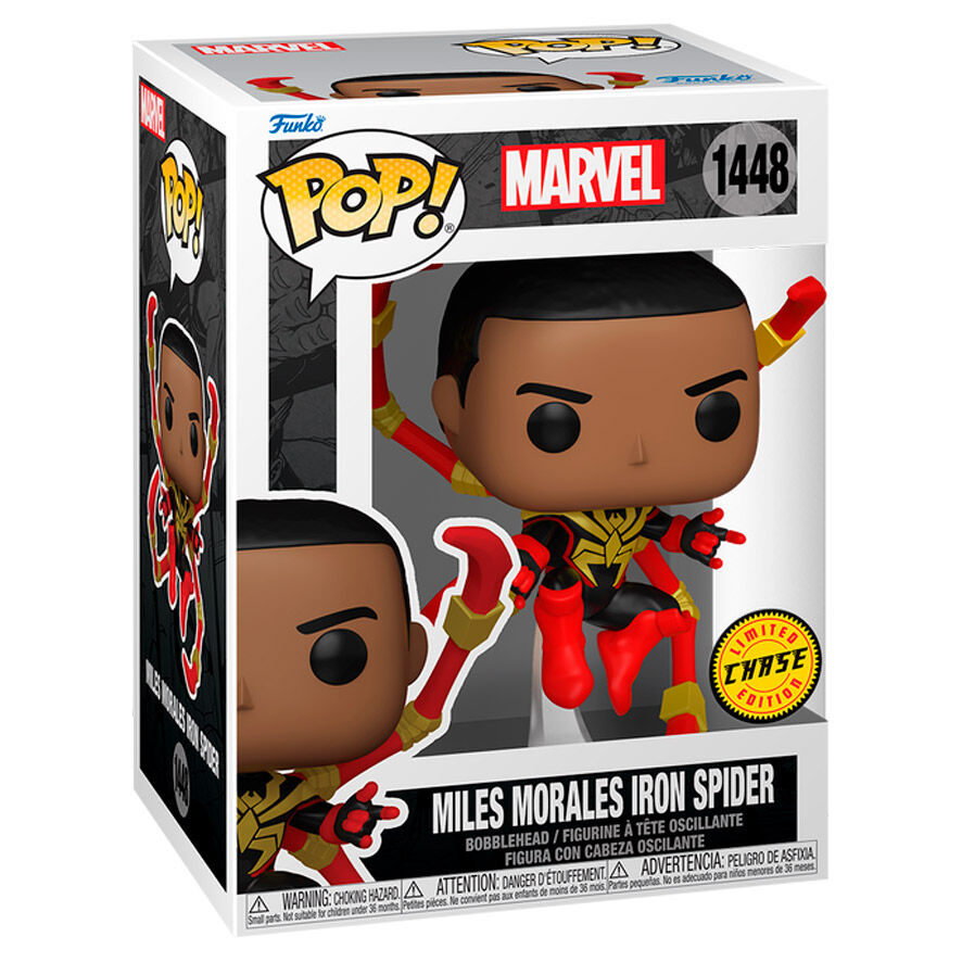 POP figure Marvel Miles Morales Iron Spider Chase 1448