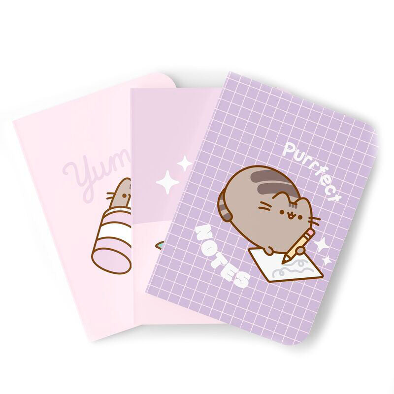 Pusheen Moments pack 3 A5 notebooks