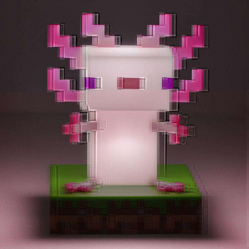 Minecraft Ajolote Icons lamp 12cm