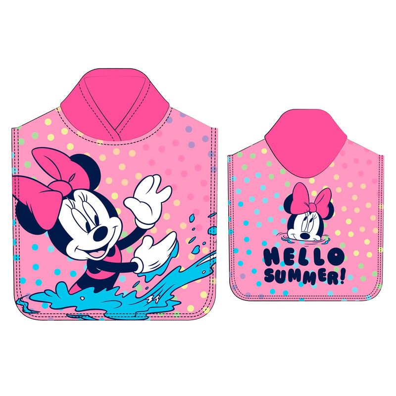 Disney Minnie micro fibre poncho towel
