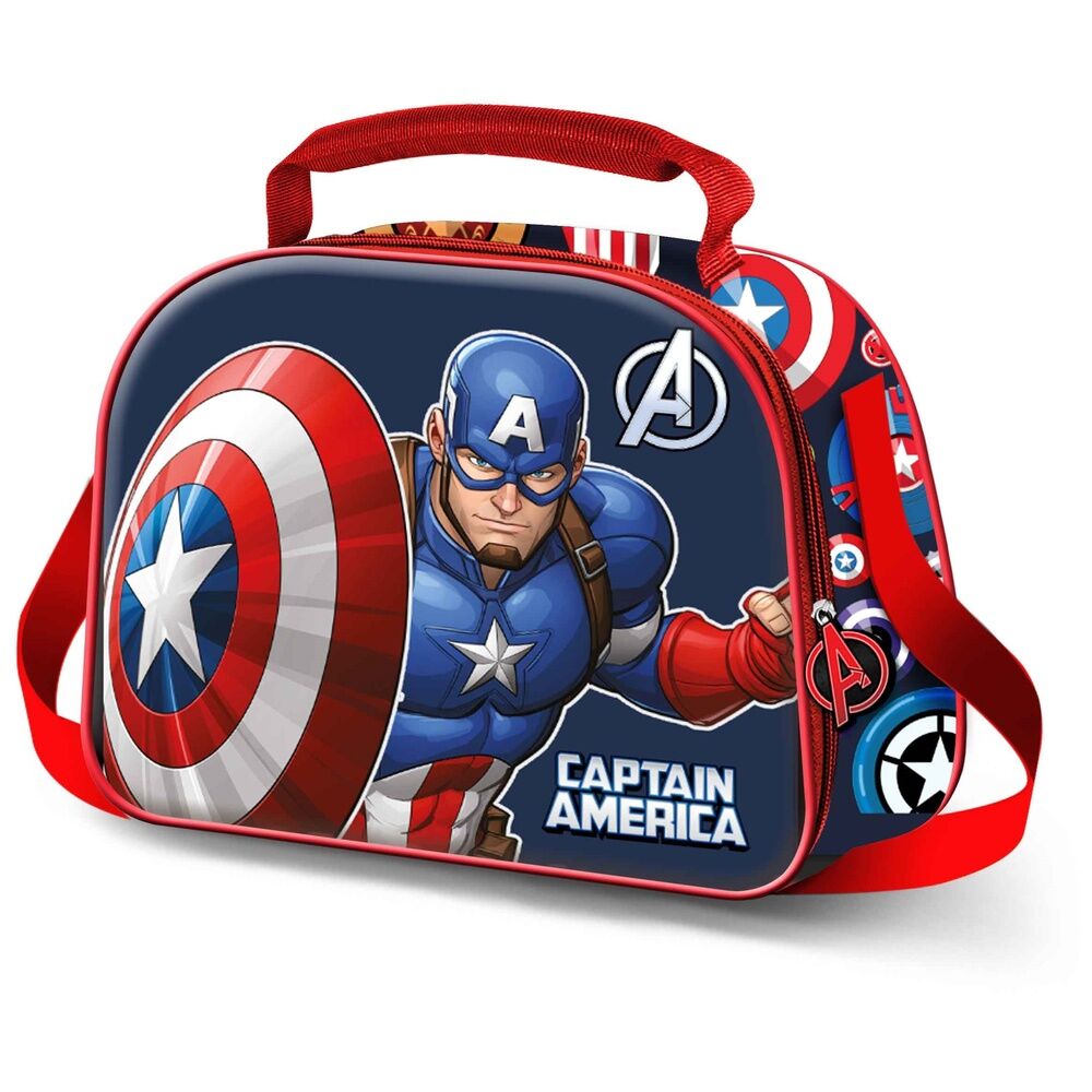 Marvel Captain America Patriot 3D lunch bag