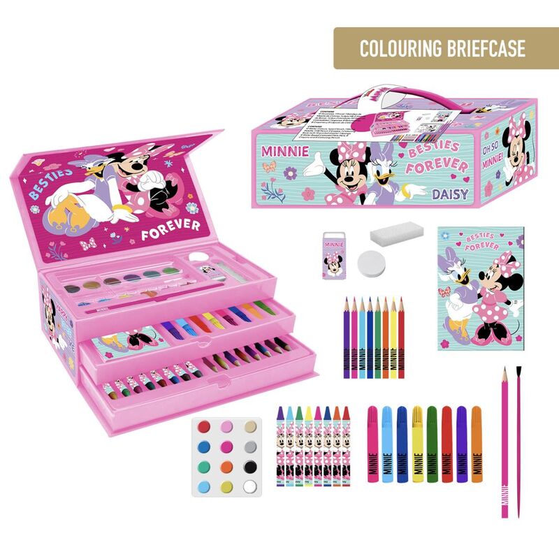 Disney Minnie colouring stationery case
