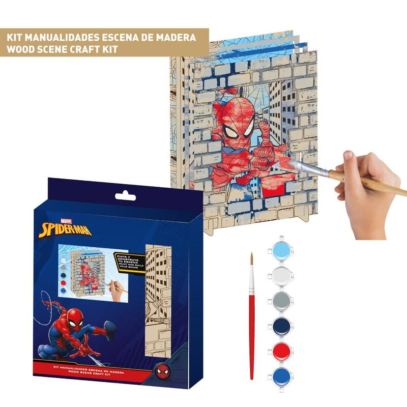 Marvel Spiderman colouring figure