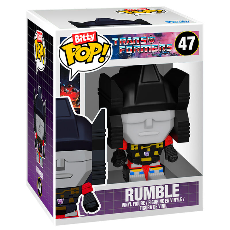 Bitty Bots figure Transformers Soundwave with Rumble