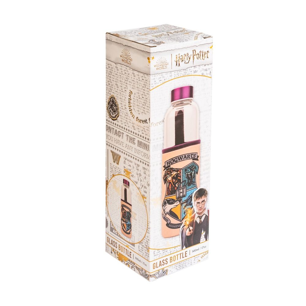 Harry Potter Hogwarts glass bottle 500ml