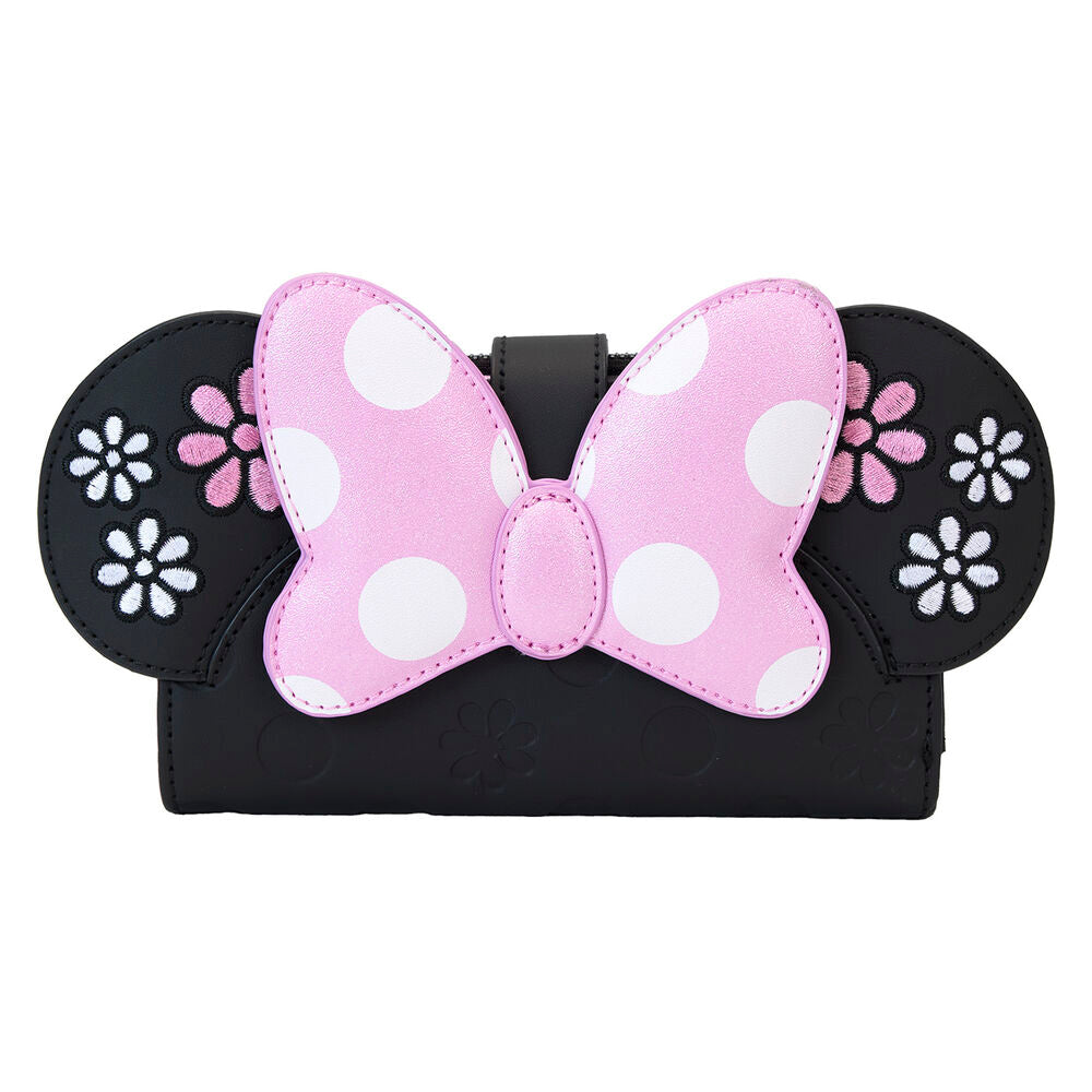 Loungefly Disney Minnie Floral Rock the Dots wallet