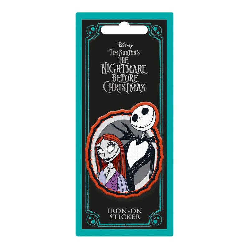 Disney Nightmare Before Christmas Jack Sally Embroidery sticker