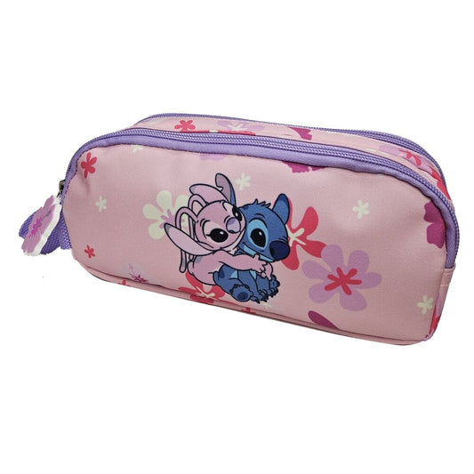 Disney Stitch & Angel double pencil case