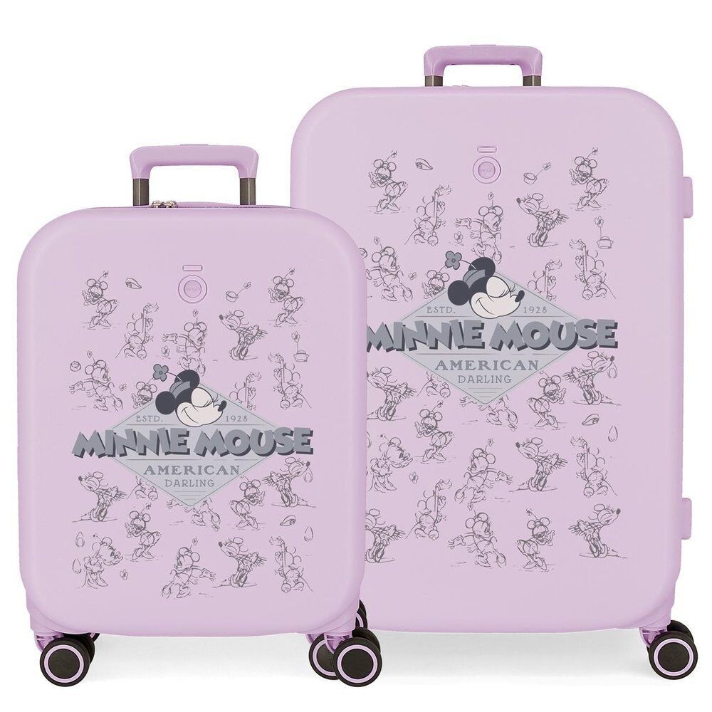 Disney Minnie Happiness ABS pack 2 trolley suitcases I