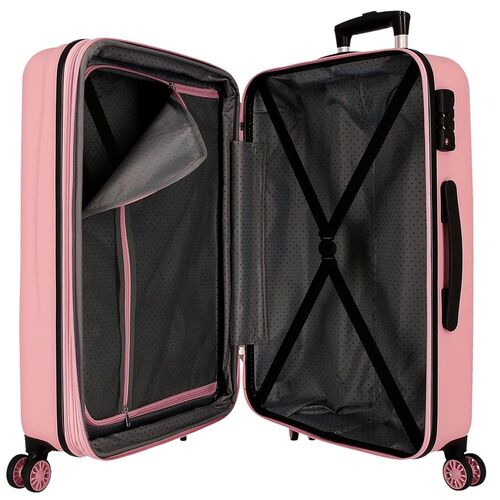 Disney Mickey Outline ABS pack 2 trolley suitcases 55cm & 70cm